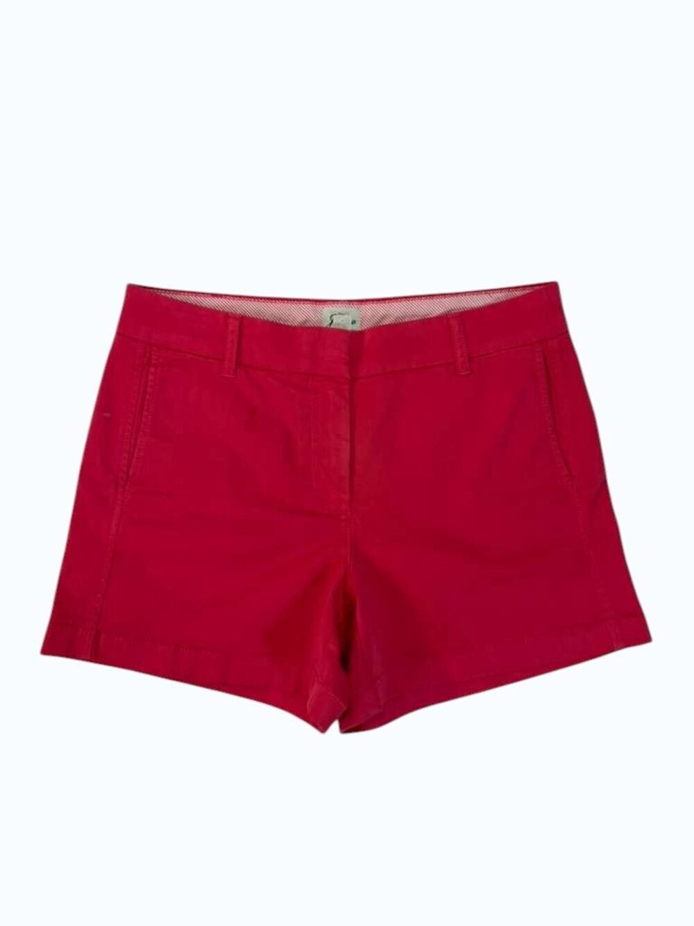 J.Crew Pink Chino Shorts Size 6 Cotton Classic Preppy